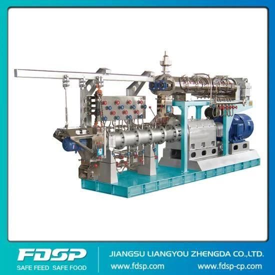 Floating Fish Feed Extruder Auqa Feed Extruding Machine with Double Screw
