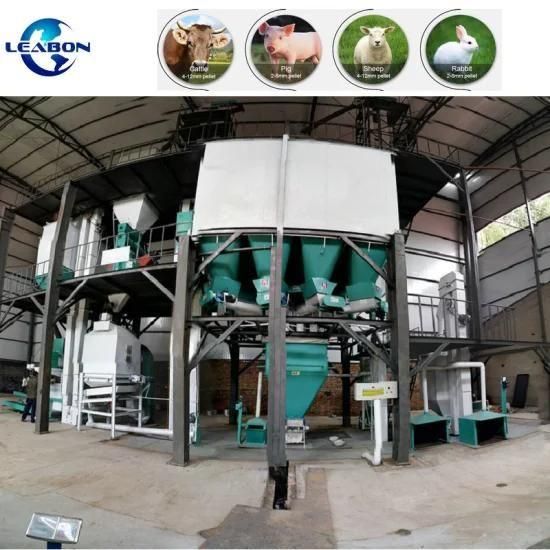 3-5t/H Poultry Animal Chicken Feed Pellet Machine Feed Processing Machine Cattle Sheep ...