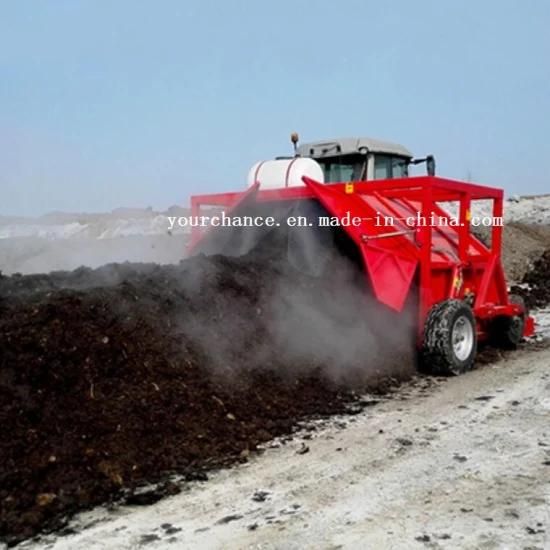 China Factory Supply Zfq350 3.5m Width Manure Compost Windrow Turner Organic Fertilizer ...