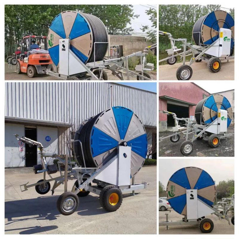 Agriculture Hard Hose Reel Travelling Irrigator with Boom