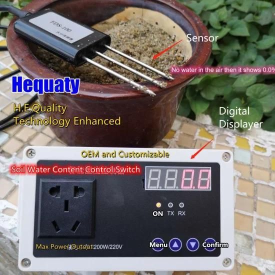 Smart Garden Watering Pump Control Max 2200W Switch with Soil Moisture Sensor, Customized ...