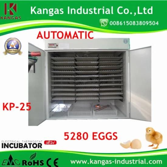 High Hatching Rate Ce Approved 5280 Eggs Automatic Commercial Middle Egg Incubator