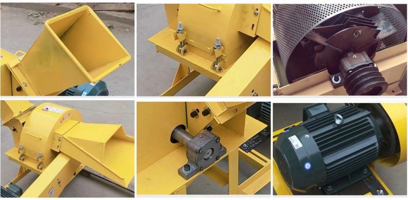 Electric Wood Hammer Mill for Sawdust Making Machine