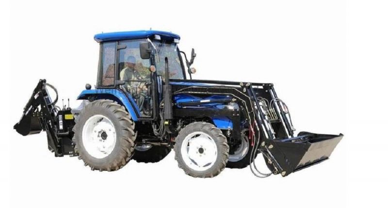 Mini Small Hydraulic Four Wheel Farm Crawler Tractor Orchard Paddy Lawn Big Garden Walking Diesel Agricultural Tractor