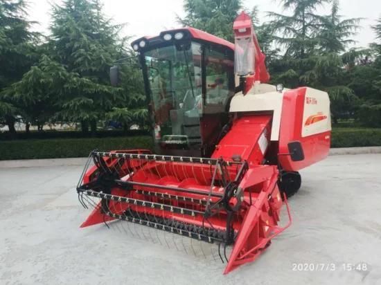 Agricultural Farm Track Type Combine/ Combining Rice Wheat Corn Harvester / Harvesting ...