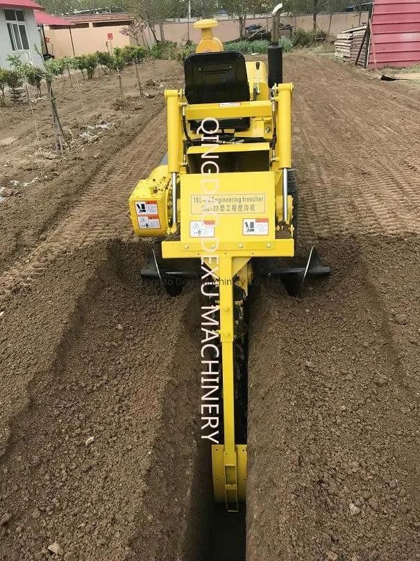 High Efficiency Continuous Ditcher with New Patent From Qingdao City