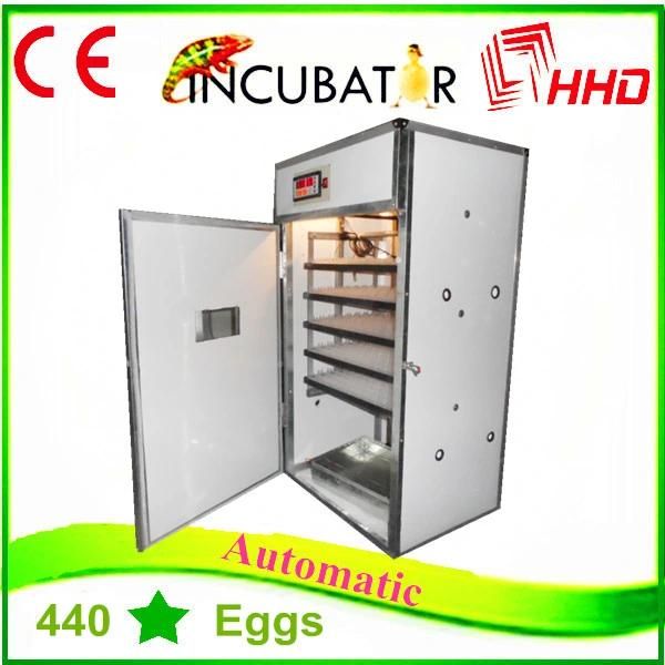 Hhd Factory Supply 440 Chicken Egg Incubator/Egg Hatching Machine