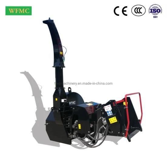 10 Inches Forestry Machine Wood Cutting Machine Self-Contained Hydraulic Wood Chipper ...