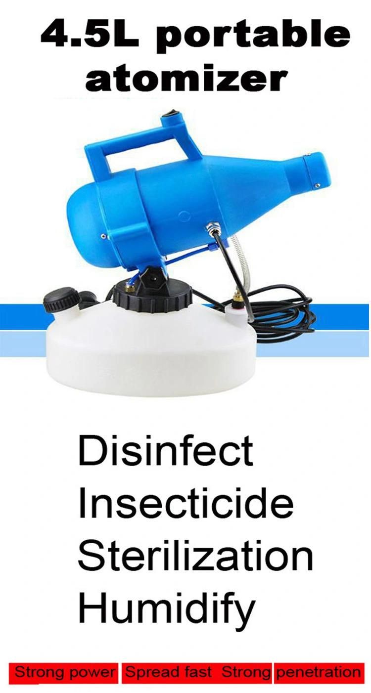 Electric Sterilization Electrostatic Plastic Outdoor Disinfectant Fumigation Fogger Sprayer