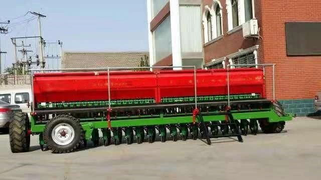 High Efficiency of Big Farm Using Grain Planter. Wheat Planter, Rape Seeds Planter. Farm Machine