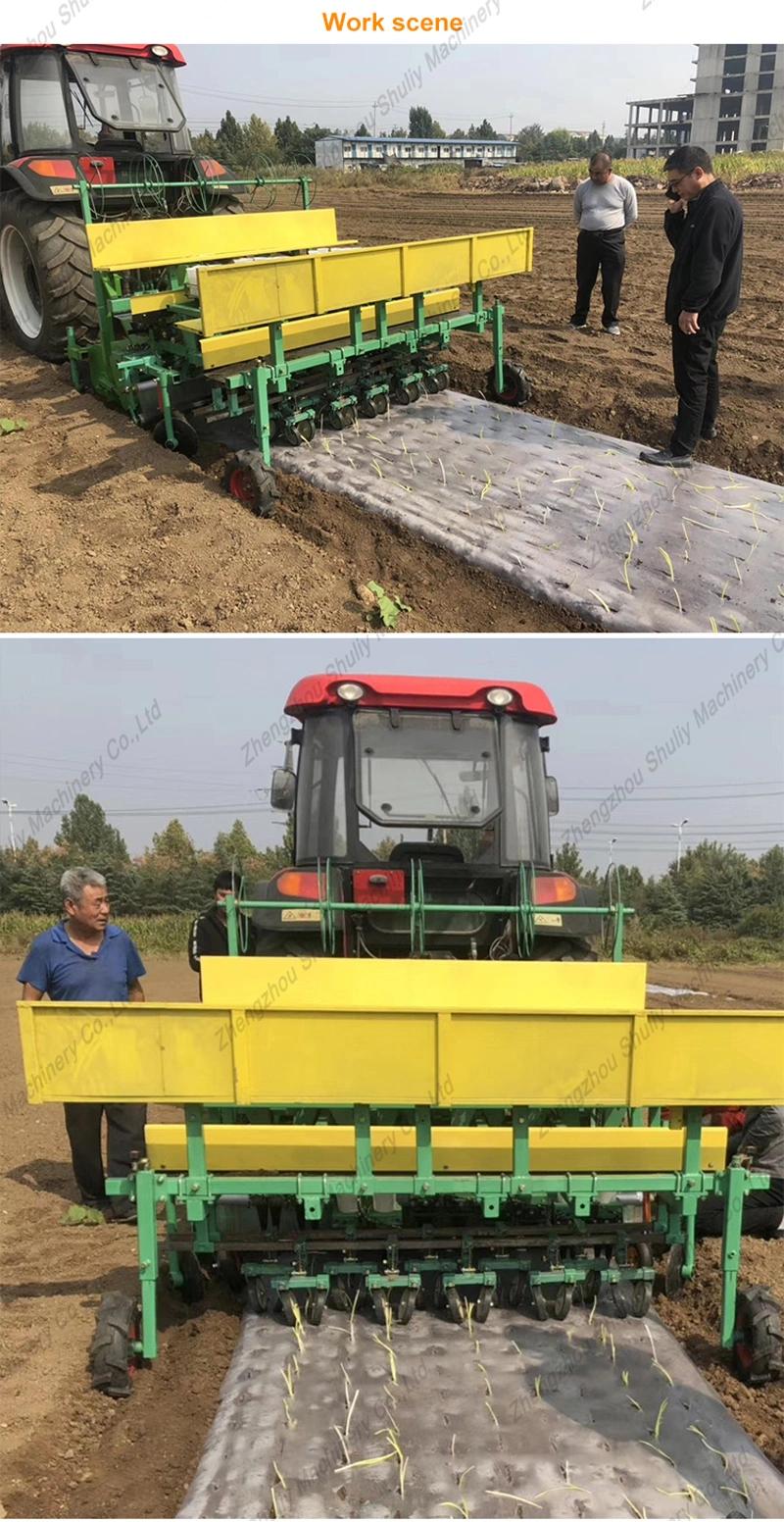 Tractor Driven Vegetable Seedling Transplanter Tomato Transplanting Machine