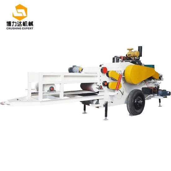 Mobile 180 HP Diesel Powered Chipping Capacity Wood Chipper