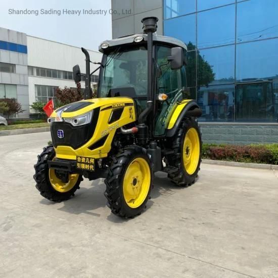 China Factory 80HP 4*4 Wheel Drive Agricultural Machinery Garden Lawn Farm Tractor with ...