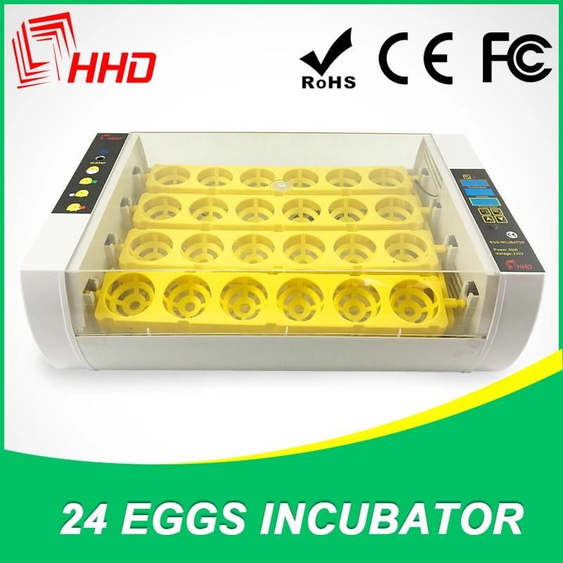 1 Year Warranty Hhd 24 Mini Chicken Egg Incubator Machine