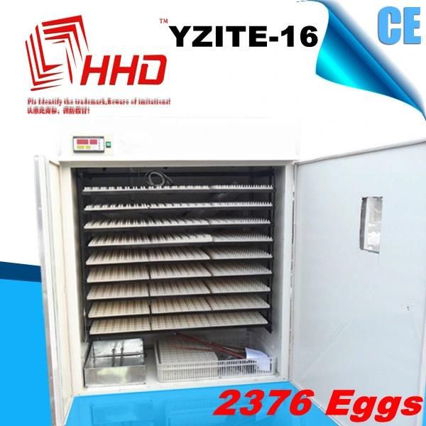 Hhd Automatic Incubator Hold 2376 Chicken Eggs Hatching Machine with Ce Approved