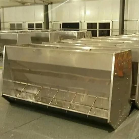 Double Side Stainless Steel Automatic Pig Feeder Trough