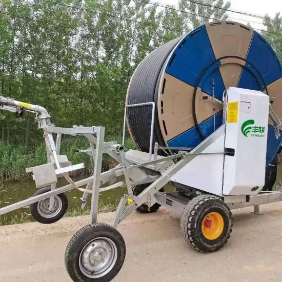 Agriculture Machinery Equipment Wheel Hose Reel Irrigation Machine Big Gun
