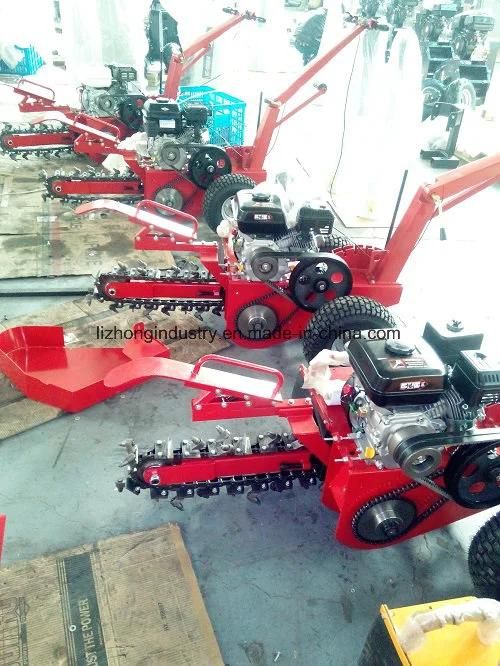 7HP 450mm Homemade Trencher, Mechanical Trencher, Micro Trencher