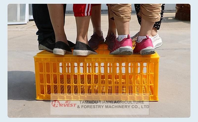 Hot Sale Plastic Live Duck Goose Chicken Pigeon Bird Transport Crate Poultry Carrying Box Cage (SC04)