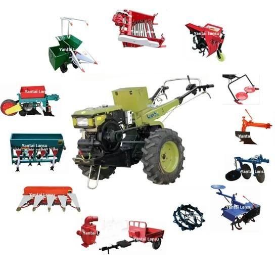 Factory Sale Two Wheel Small Tractor Hand Walking Tractor