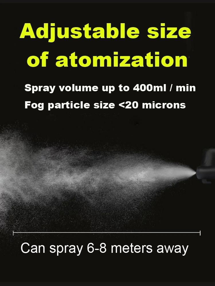 1200W Portable Anion Nano Steam Sterilizer Cold Fog Gun Disinfection Spray Machine