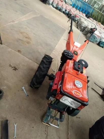 Motocultivador Hand Cultivator Tractor Iron Mud Tire Farm Tractor