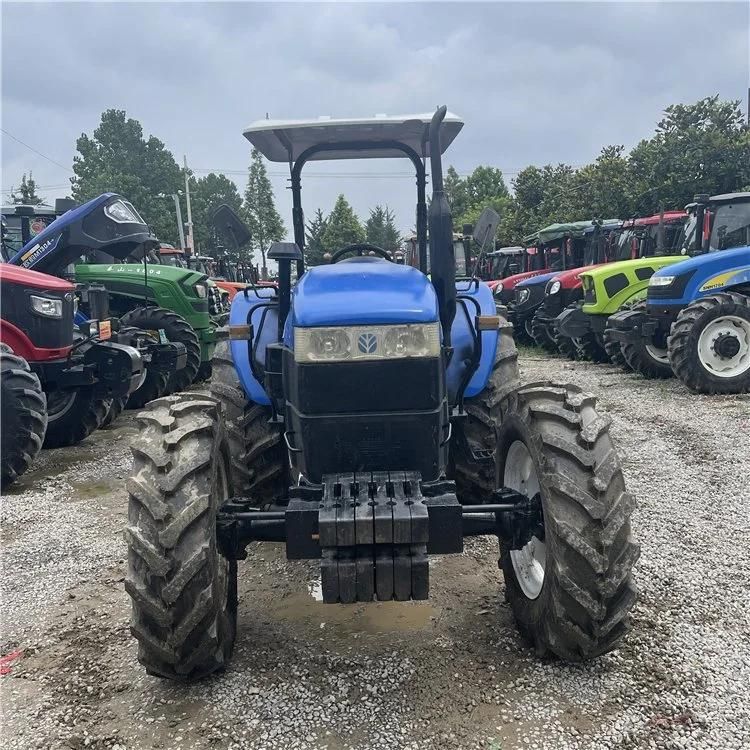 Good Conditions Second Hand Farm Agricultural Machinery Tractors New Holland Tt75 Snh754 Snh750 75HP