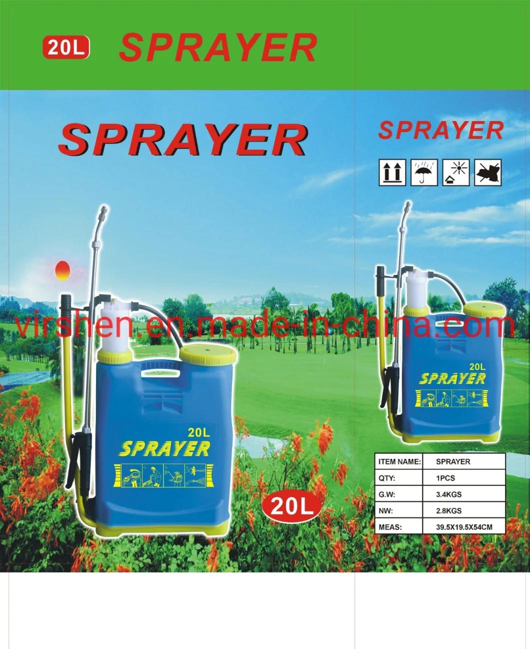 China Factory Supplier High Quality Agricultural Automatic Farm Hand Back Spray Plastic Sprayer Tanks