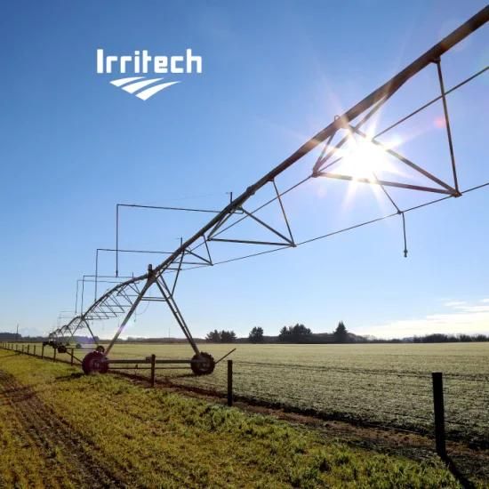 Mechanized Irrigation System Type Which Irrigates Crops in a Circular Pattern Around a ...