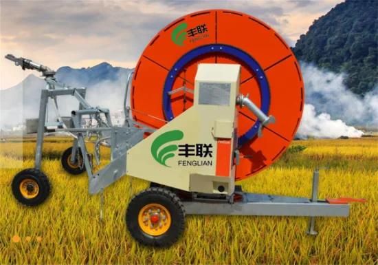 Hose Reel Irrigation System for Watering Farm Land