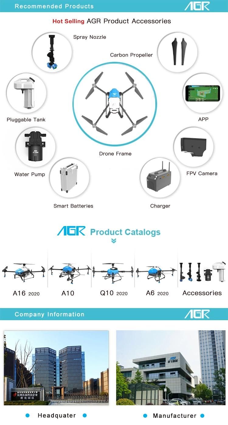 Commercial Top Selling Intelligent Modular Design Planting Spraying Drone Uav for Farmer