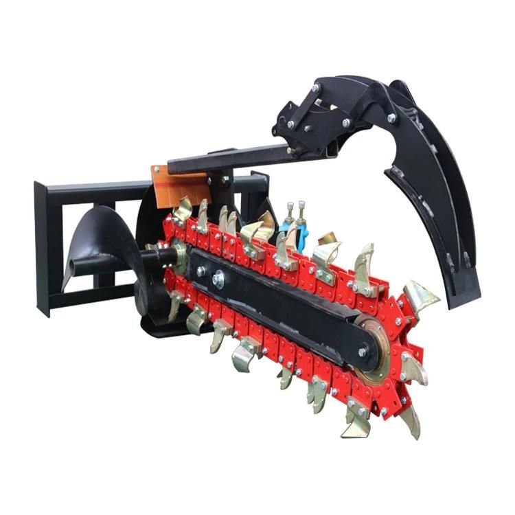 OEM Trencher Caterpillar Machine for Skid Steer Loader