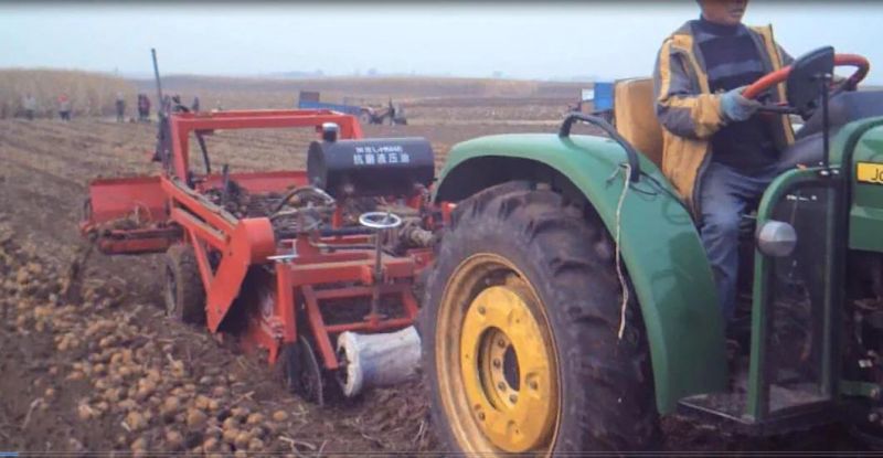 Tractor-Mounted Multifunctional Potato Combine Harvester, Onion Harvesting Machine, Farm Harvester