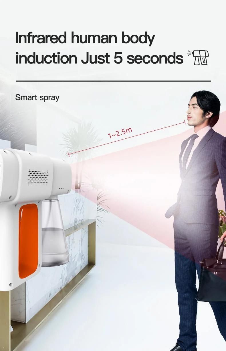 Rechargeable Nano High Pressure Water Spray Gun for Sanitizer