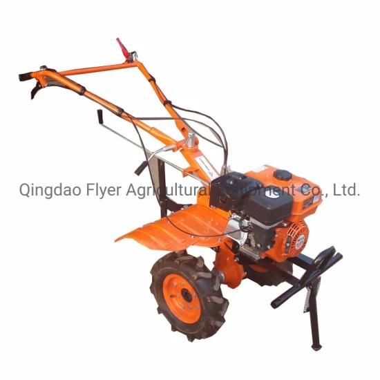 China Diesel Power Tiller with Plow High Quality Walking Tractor Power Tiller