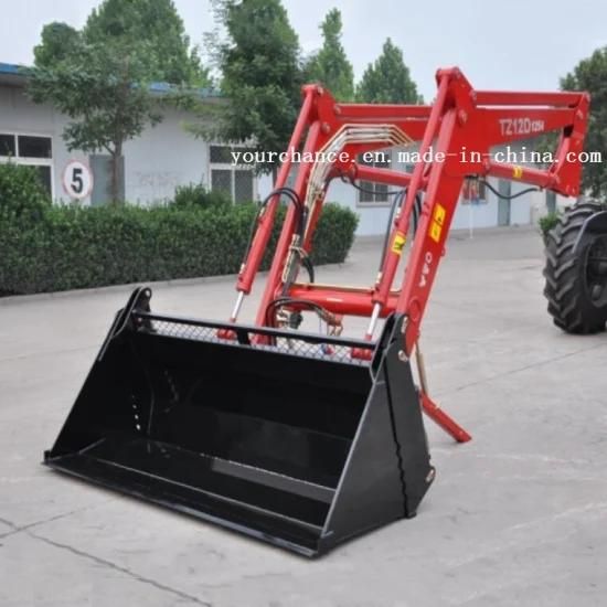 Tip Quality Tz12D 90-140HP Tractor Mounted Multifunctional Front End Loader with 4in1 ...