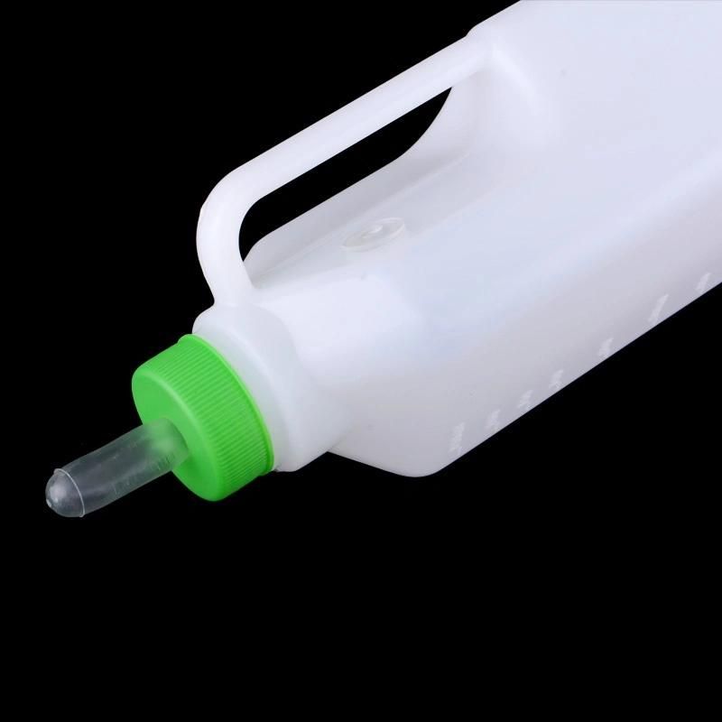 Plastic Calf Lamb Rubber Nipple Milk Bottle Feeding Calves 850ml Milk Bottle