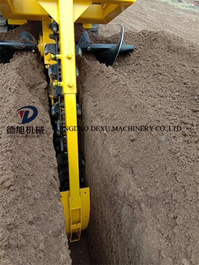 New Designed Continuous Ditching Machine/Trencher for Laying Pipe and Cable