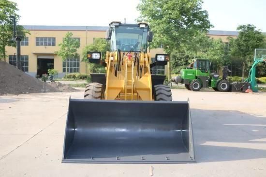 Lq928 China Articulated Compact Front End Wheel Loaders with Rated Load 2.8t