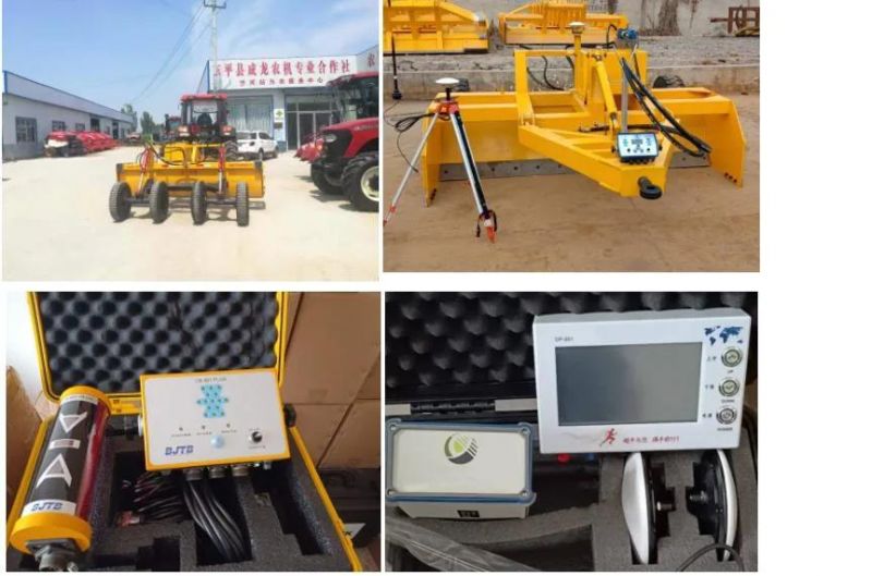 Double Control China Laser Grader Scraper Agricultural Leveling Machine Laser Land Leveler with CE Certification