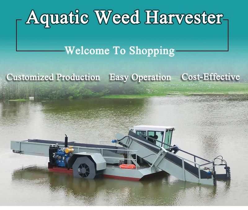 Automatic Aquatic Weed Cutting Machine River Cleaning Machine for Sale