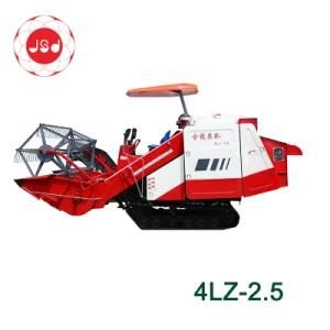 4lz-2.5 Full-Feeding Creeper Self-Propelled Mini Combine Rice Harvester