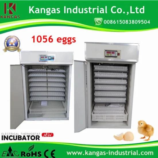 Ce Certified Automatic Egg Incubator for Christmas Promotion for 1056 Eggs (KP-10)