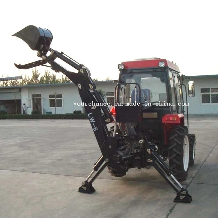 Africa Hot Selling Digging Machine Lw Series 3 Point Hitch Pto Drive Loader Excavator Backhoe for 12-180HP Wheel Tractor with ISO Pvoc Coc CE Certificate