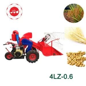 4lz-0.6 Mini Rice Cutting Machine Paddy Wheat Combine Harvester
