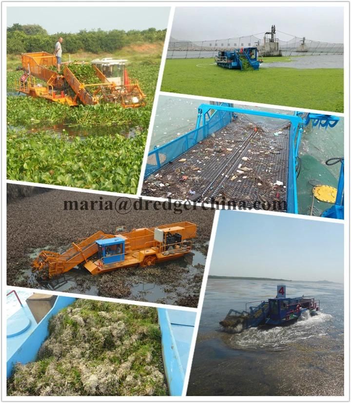 China River/Lake/Pond/Sea Aquatic Weed Harvester for Cleaning Water Plants/Floating Garbage