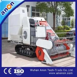 Anon Rice Wheat Full-Feeding Creeper Self-Propelled Cutting Machine for Agricultural ...