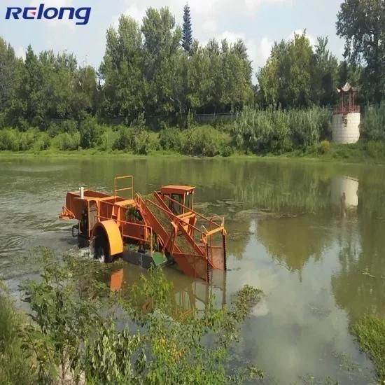 Fully Automatic Aquatic Water Skimmer/ Cutting/ Mowing/ Removal Harvester