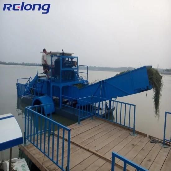 Moving Boat Aquatic Weed Harvester for Sales
