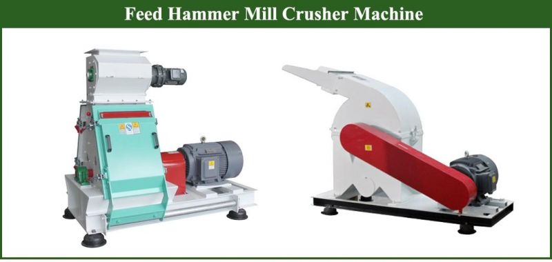 Rice Husk Grinding Machine Feed Wood Hammer Mill Machine